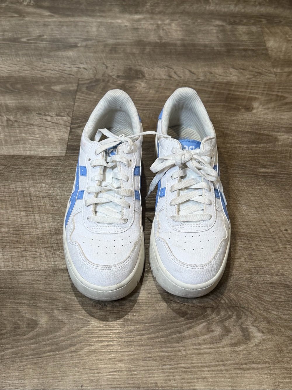 ASICS Japan S PF White Blue Project Womens Size 8